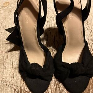 Forever 21 Black Knotted Heels